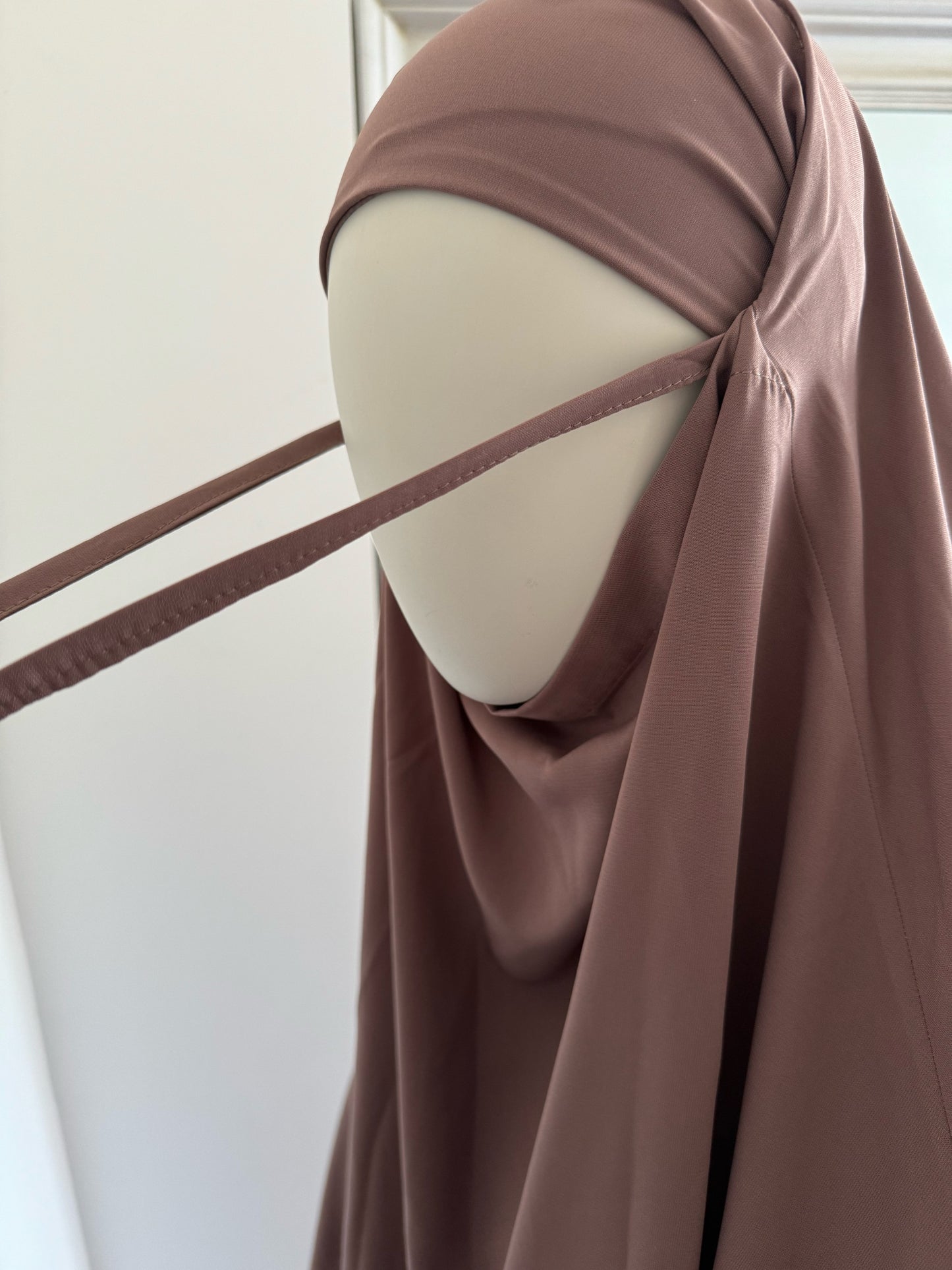 Big khimar Isleym - Taupe