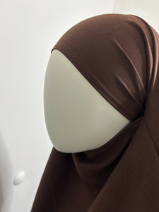 Khimar long en Jazz - Marron