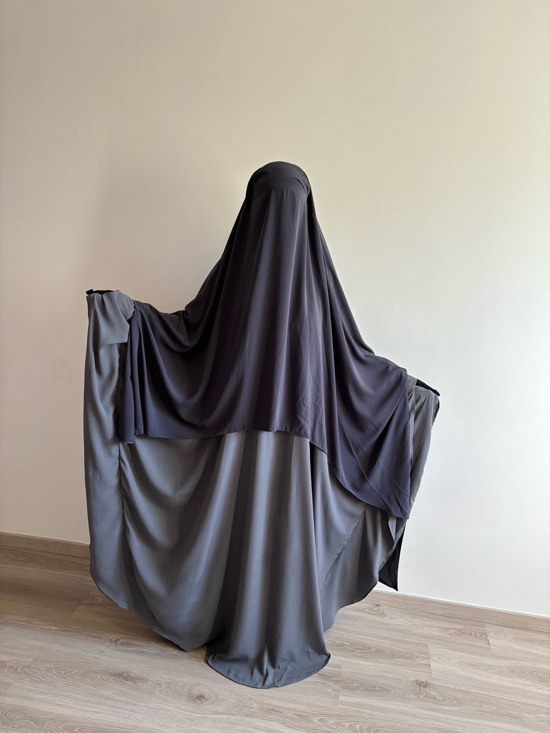 Big Abaya Nour - Gris foncé (anthracite)