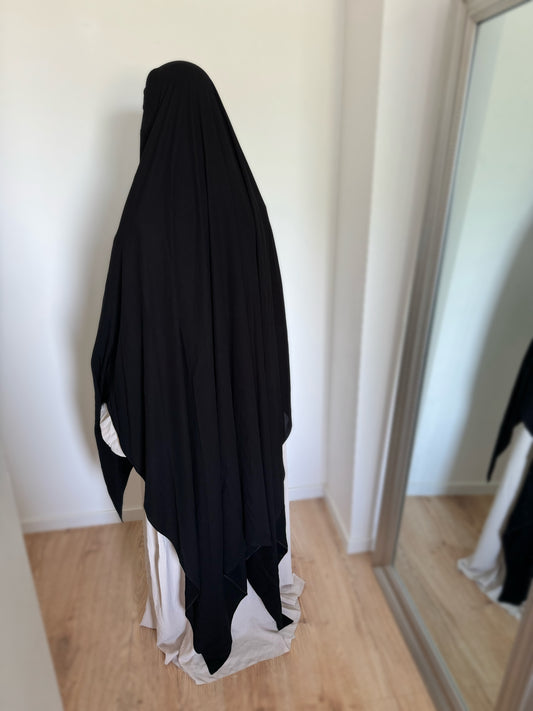 Big khimar Isleym - Noir