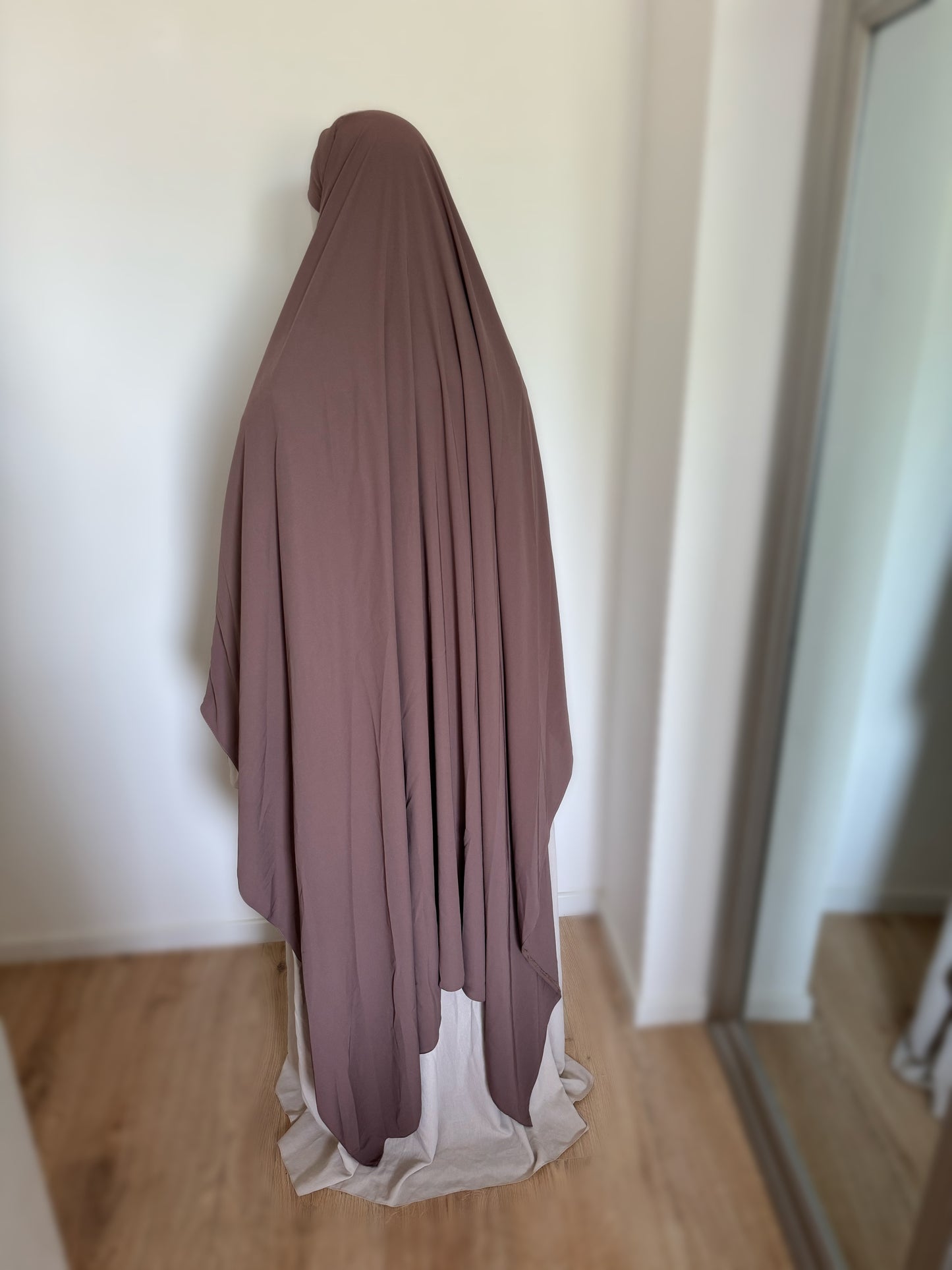 Big khimar Isleym - Taupe