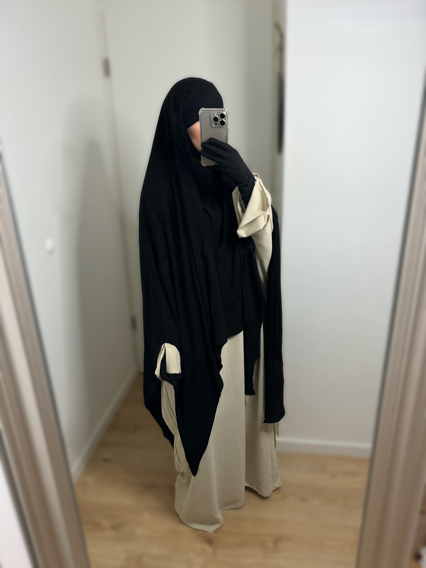 Big khimar Isleym - Noir