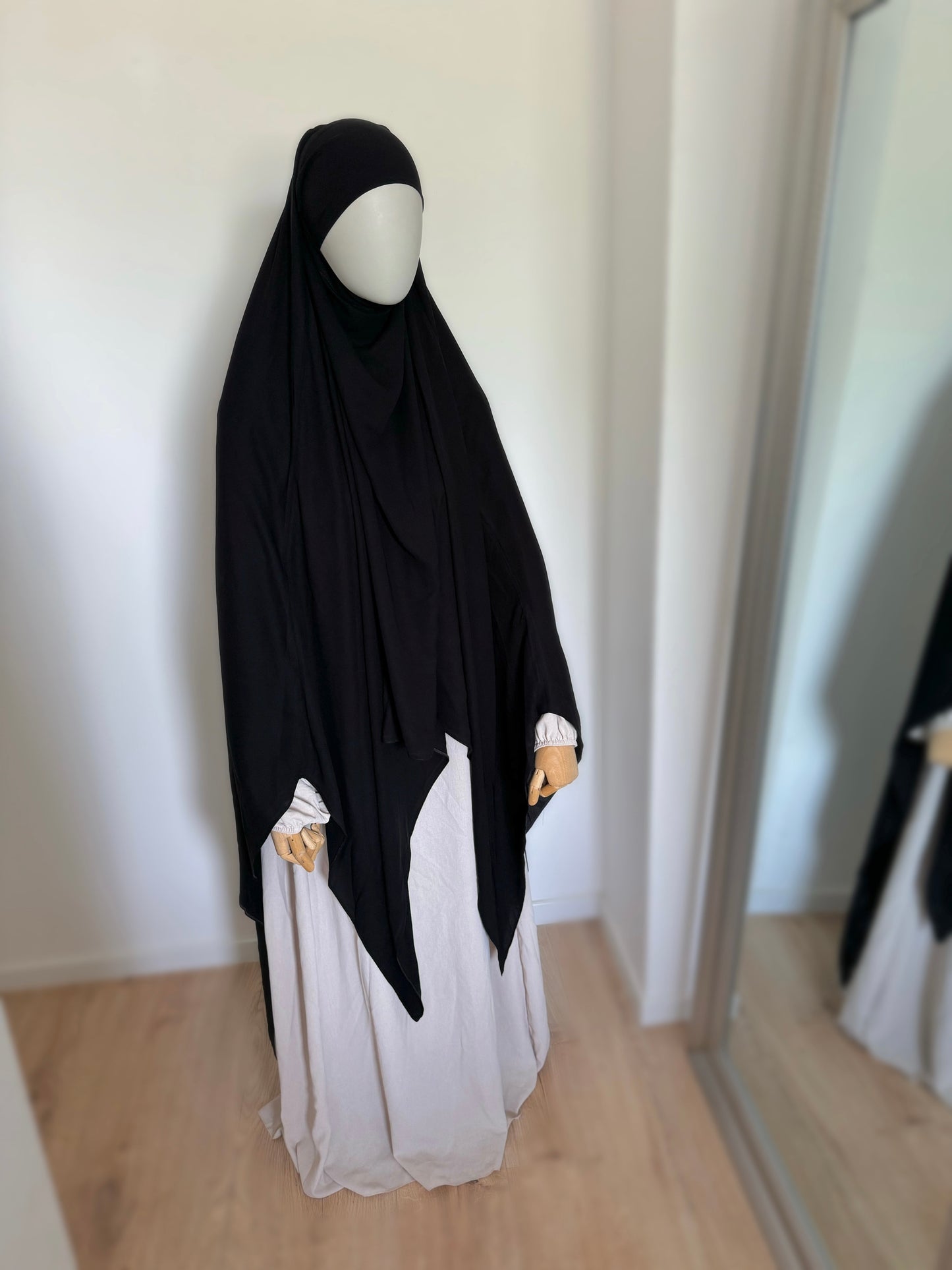 Big khimar Isleym - Noir