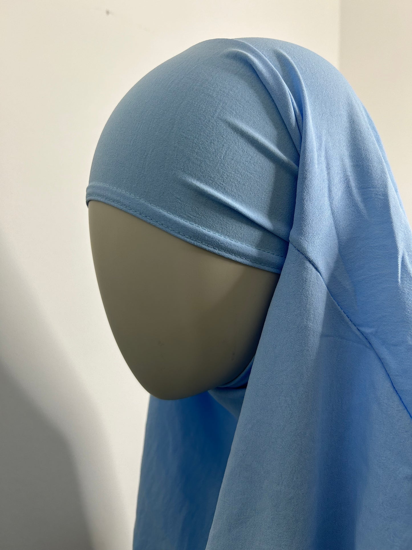 Khimar long en Jazz - Bleu ciel