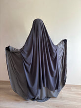 Load image into Gallery viewer, Big Abaya Nour - Gris foncé (anthracite)