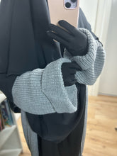 Charger l&#39;image dans la galerie, Gilet en maille à franges - Gris