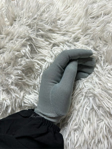 Gants gris